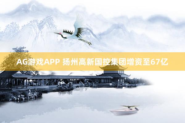 AG游戏APP 扬州高新国控集团增资至67亿