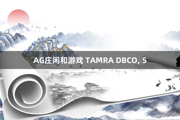 AG庄闲和游戏 TAMRA DBCO， 5
