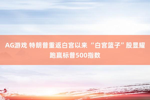 AG游戏 特朗普重返白宫以来 “白宫篮子”股显耀跑赢标普500指数