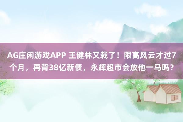 AG庄闲游戏APP 王健林又栽了！限高风云才过7个月，再背38亿新债，永辉超市会放他一马吗？